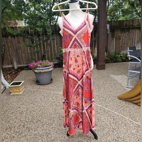 Free people Stevie Scarf Print Maxi Dress   XS - Picture 3 of 16